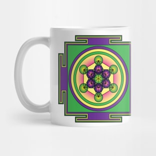 Metatron's Cube Mandala Mug